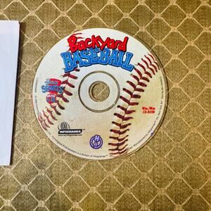 Backyard Baseball PC CD-Rom 1999, Humongous Computer Game Tested & Working